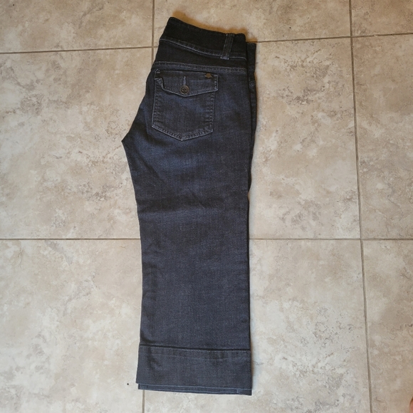 Y2K Lucky jean capris - Picture 3 of 4